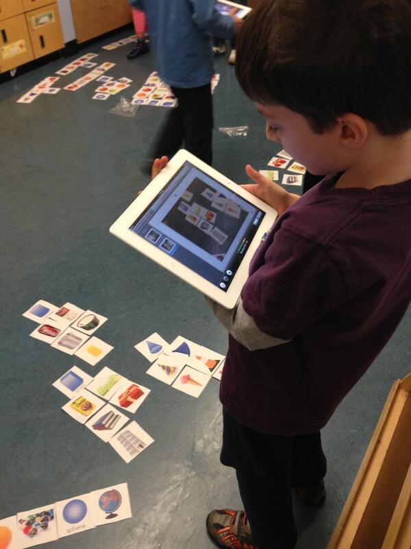 janbird1's tweet photo. 1st graders sort 3D shapes and record their thinking @scampnyc @ElizaChung http://t.co/q8fwpAxlU8