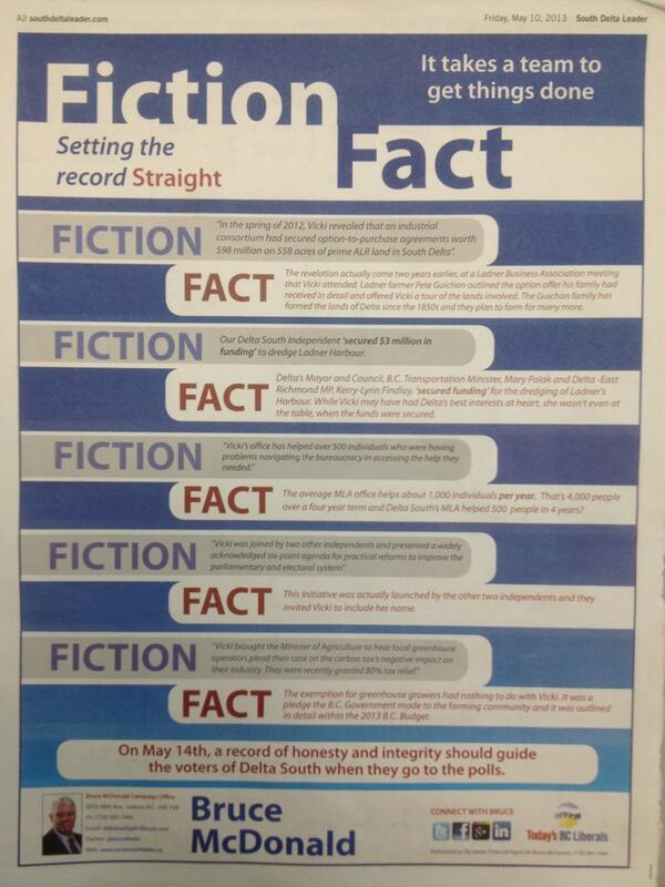 Let's separate fact from fiction #bcpoli #DeltaSouth