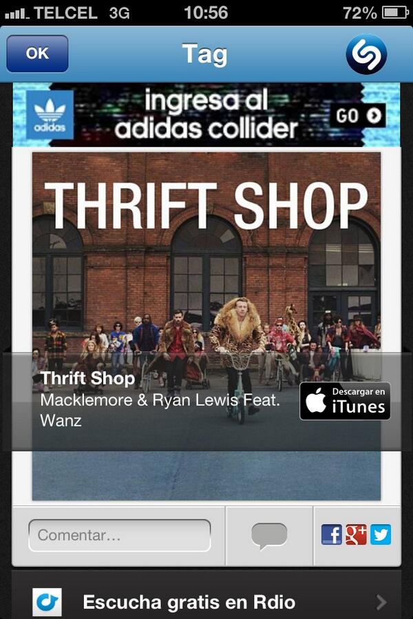 MariaMonicaAE's tweet photo. @catleenuh Le di shazam a esta canción, soy una marrana? http://t.co/nbvrZk4byZ