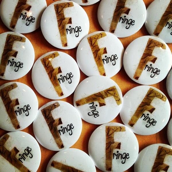 CapitalFringe's tweet photo. #capfringe13 Fringe Button available beginning June 17th http://t.co/cjPyUVycgE