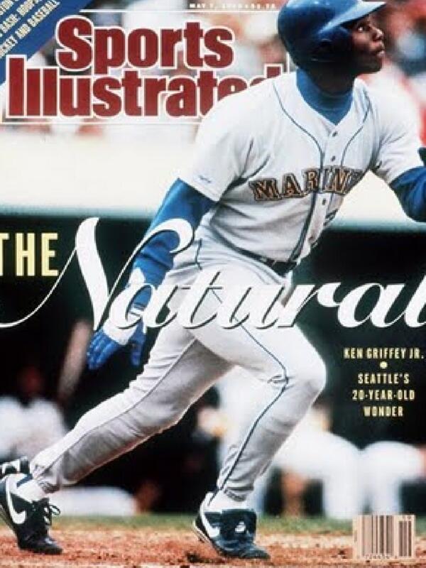 SportsIllCovers's tweet photo. Ken Griffey Jr. "The Natural" (May 1990). http://t.co/OXdMfeGiyi