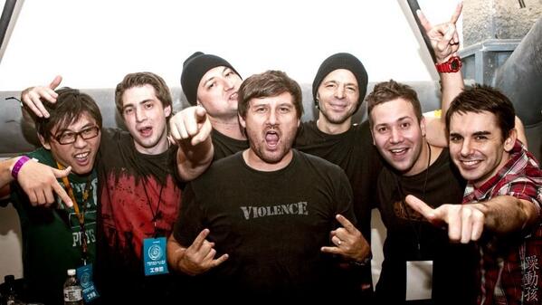spunite's tweet photo. Flashback to 4/26 @PendulumMusic @pendulum_music DJ set with MC Verse! Spunite together with Tranquility Bass! http://t.co/gbCn5MQT4w