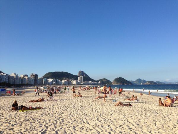 lintool's tweet image. Rio. Copacabana. #www2013