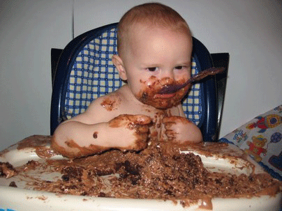 BCJimB's tweet photo. Here is a picture of NOT Hamish eating chocolate cake #Hamishday #BCpoli http://t.co/VdCPtSwaUy