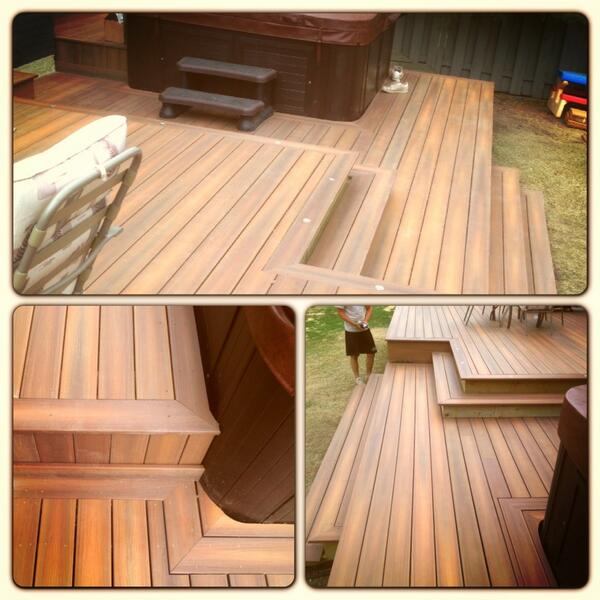 Jonnydeags's tweet photo. The latest project for Tara Hill Construction. #deck #fiberondecking http://t.co/Hw11m5mTqI