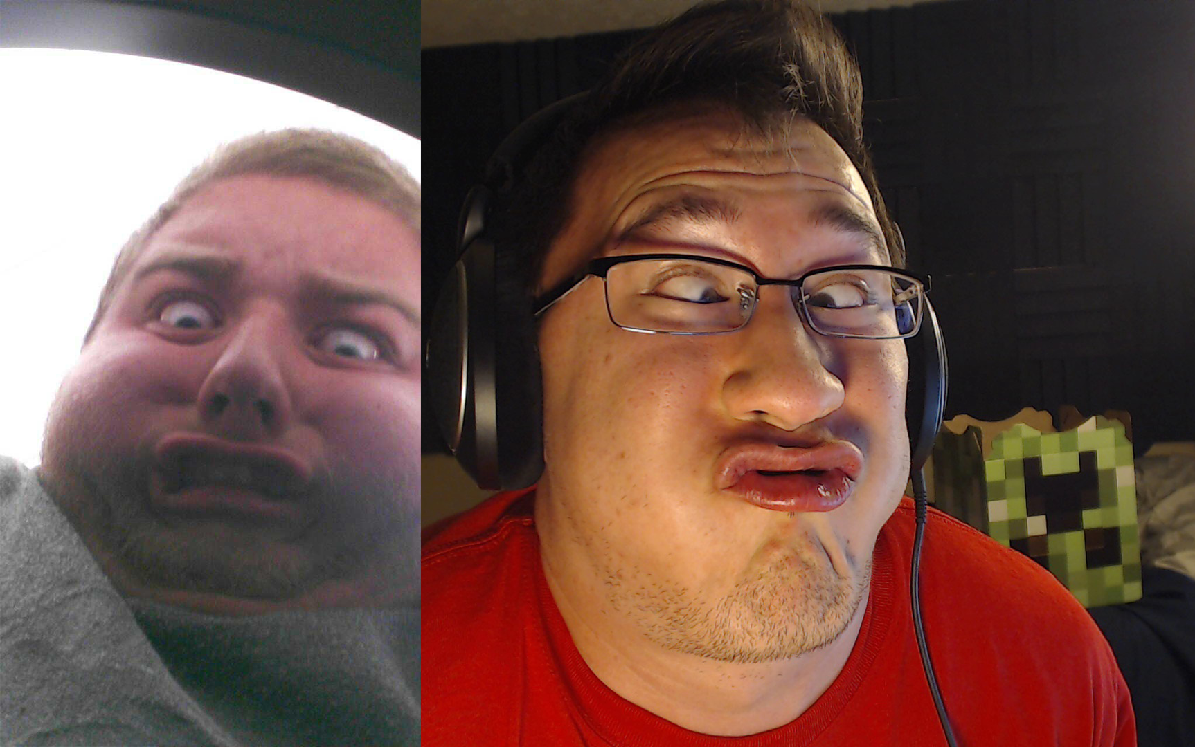 ““@markiplier: Sometimes, I try to recreate funny faces I see on the intern...
