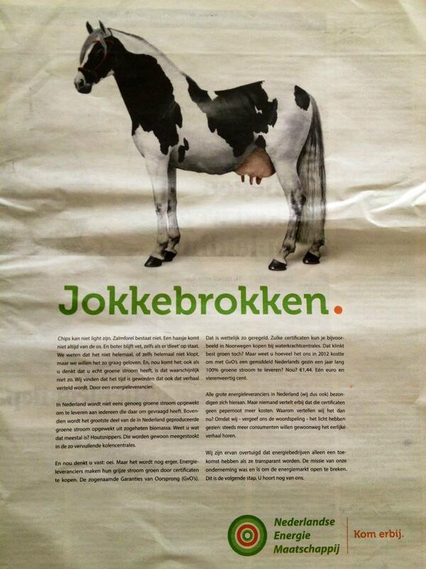 Interessant, de nieuwe onthullende #advertentie van @NLEnergie en er gaan er meer volgen! bit.ly/127WCCp