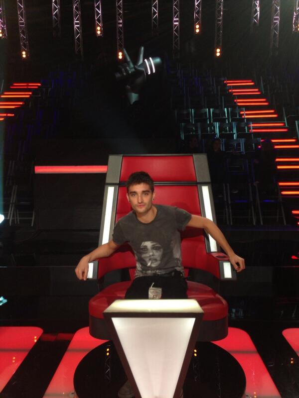 Chilling at #TheVoiceAu x