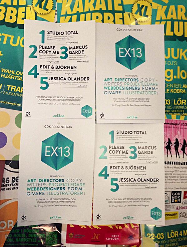 EX13GDK's tweet photo. Campus pyntat och klart, bara två dagar kvar nu! #EX13GDK http://t.co/10eCV9gwON
