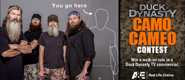 YOU could be in a TV commercial with the Robertsons! #DuckDynasty Find out how: bit.ly/128xLON