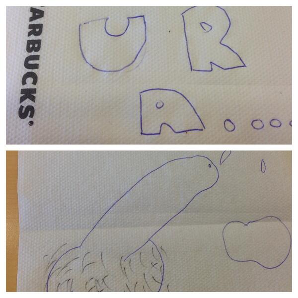 StaceyMcCoole's tweet image. Got a note from @xrachtodd today.... #thisiswhatimdealingwith #immature #cheekyweebissum