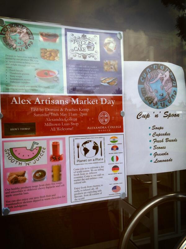 cupnspoonty's tweet photo. Advertising around the school! #alexartisans @AlexArtisansTY @kempsisters http://t.co/XCX5yqQ4DN