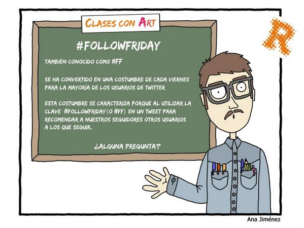 EnredeseSD's tweet photo. Feliz martes! Hoy la clase va sobre los viernes. ¿Curioso no? Mejor que nos lo explique Art.. http://t.co/zzjnnUWxtq