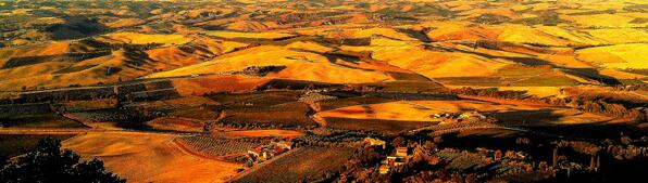Our landscape view from Montalcino Town