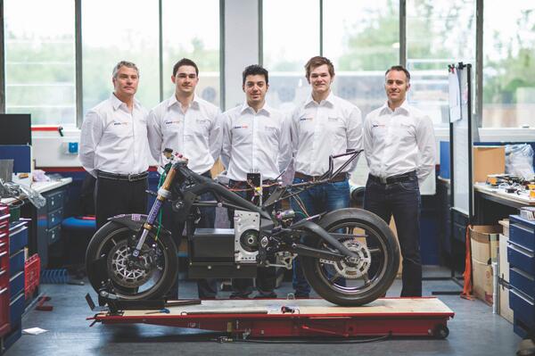 The Team! Bike innards ready for testing! Looking forward to the TT! 22 days and counting!
