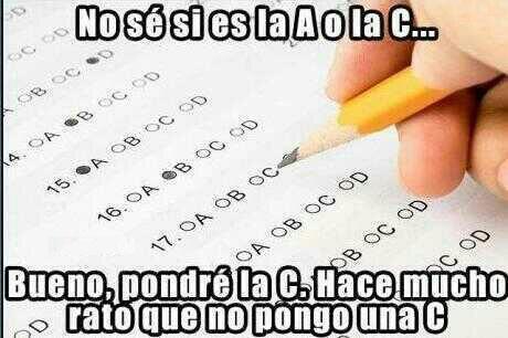 MejoresTwits's tweet photo. #PostureoExamenes En un examen tipo test... http://t.co/uzO4ynbfIR