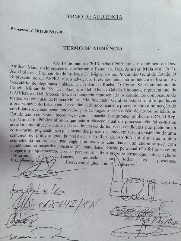 PGE_RN's tweet photo. Agora é esperar pelo julgamento por parte do TJRN - http://t.co/fSf1Cyvxwh