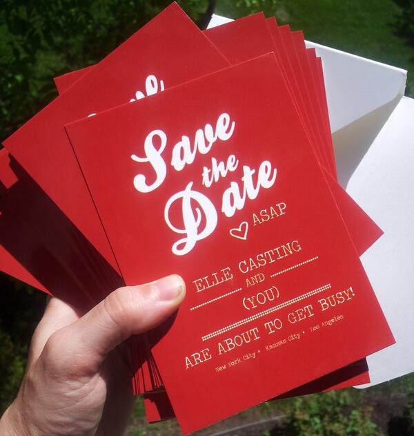 ellecasting's tweet image. Save the Date! Book your next project with Elle Casting today! #ellecasting