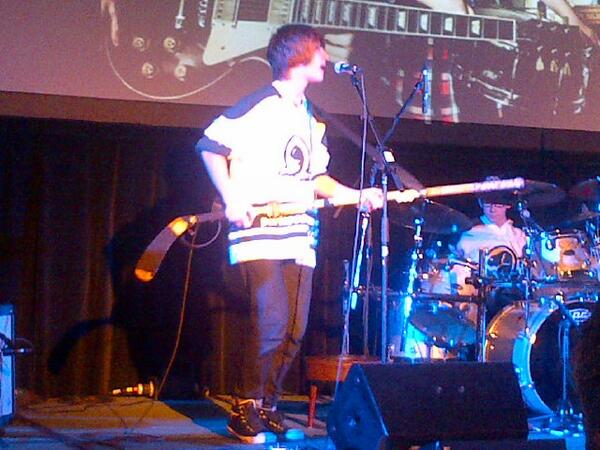 ParksCanada's tweet photo. You know you're in Canada when...MT @banffdave: Some kind of awesome. Dube Brothers perform at #RVC2013 thanks! http://t.co/AxQv1WJHBu