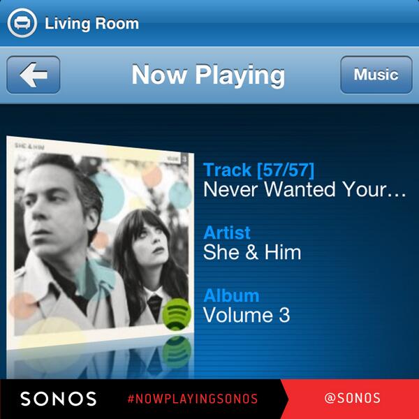 Welcome summer with sunny new music from <a href="/SheAndHim/">She & Him</a> #NowPlayingSonos