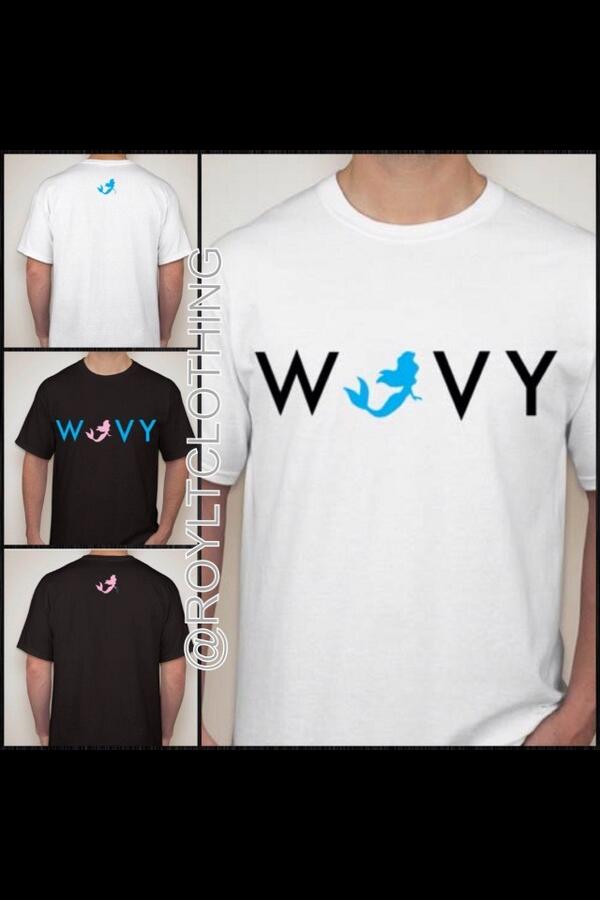 ROYLTclothing's tweet photo. SUMMER 2013 MERMAID WAVY T-SHIRT (also crews,tanks and beanies) #ROYLT http://t.co/czIaonhYo6