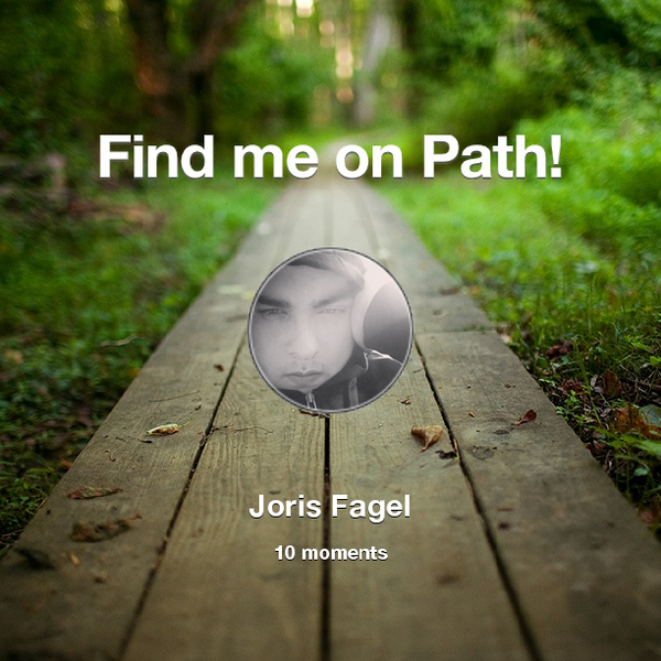 goldberg30's tweet photo. Find me on #Path now! Go to: http://t.co/QqPFgl8noI! #thepersonalnetwork http://t.co/L8e7226zqx