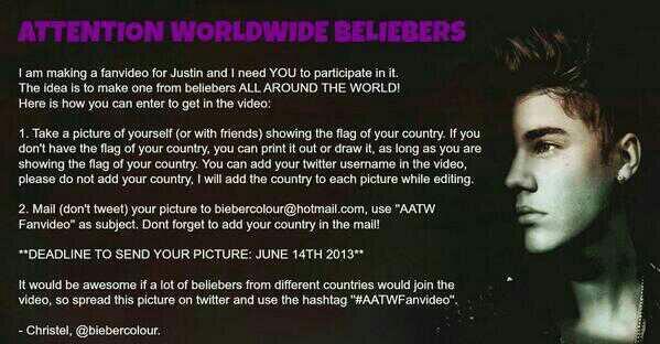 biebercolour tweet picture