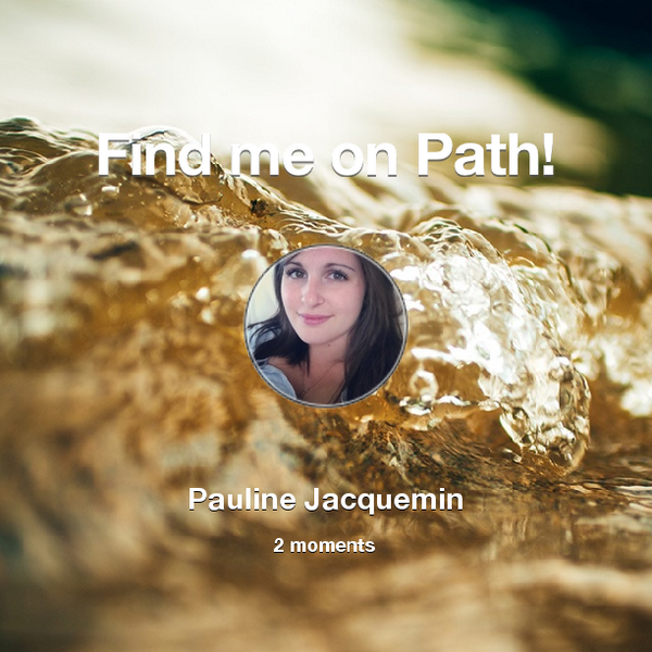 Find me on #Path now! Go to: path.com! #thepersonalnetwork