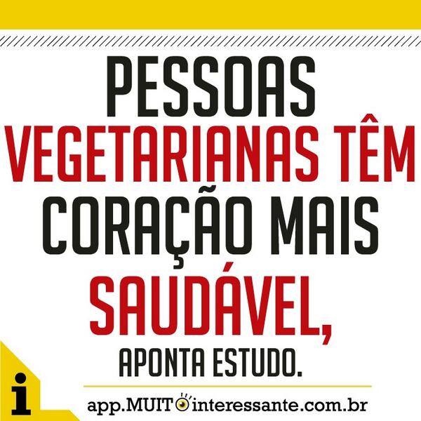 mabiafa's tweet photo. Pessoas vegetarianas têm coração mais saudável, aponta estudo. Veja mais em: http://t.co/7L2Uybcc2F http://t.co/KrtYOlsysp