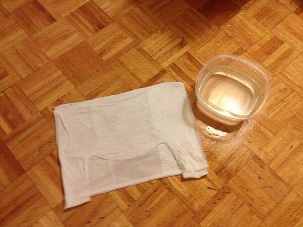 margiela fabric shopping bag as floor mop