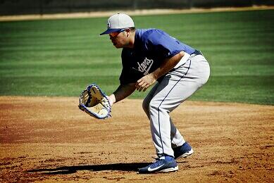 baseball players gloves