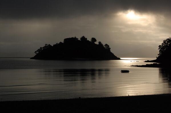 TheClassicKiwi's tweet image. @TheClassicKiwi Twitter only: Motupohukuo (Gut) Island, Coromandel sunset (Sleeping Dogs) @TwoPaddocks