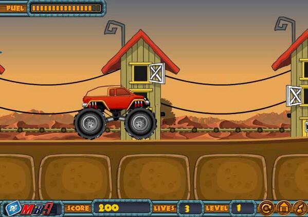 yummycargames's tweet image. New Monster Truck Games, Desert Monster 2 play it on bit.ly/10xRN30
