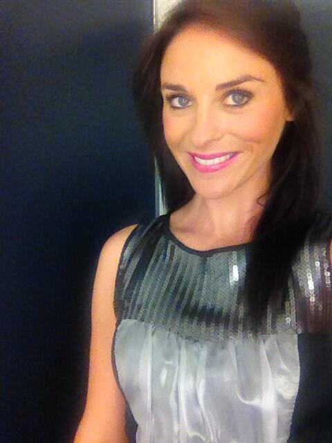 hannahmweather's tweet photo. #florette last night on #WINNews thanks to @Myer_MyStore http://t.co/dgZT4iafoX