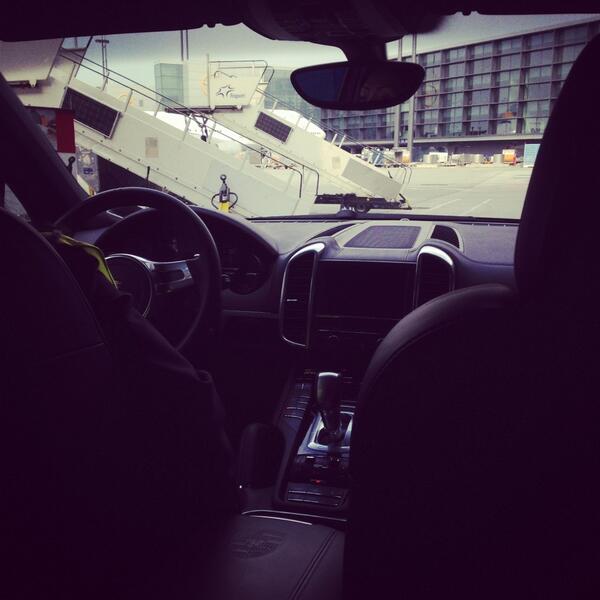 shulof's tweet photo. Personal Porsche from the lounge to the plane...that works just fine. #firstclassflying http://t.co/EAImtQPAtE