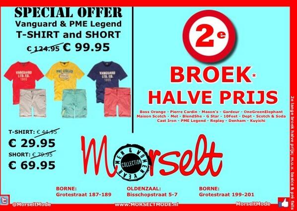 MorseltMode's tweet image. Pak nu je voordeel op TOP-MERKEN!!!