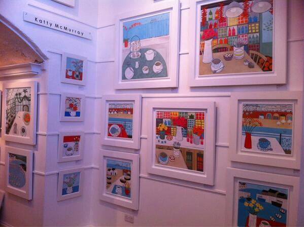 KattyMcMurray's tweet photo. New paintings of #Brighton by 
#kattymcmurray @brightonfest at #twokatsandacow open weekends in may11-5 http://t.co/PkcZUFeruh