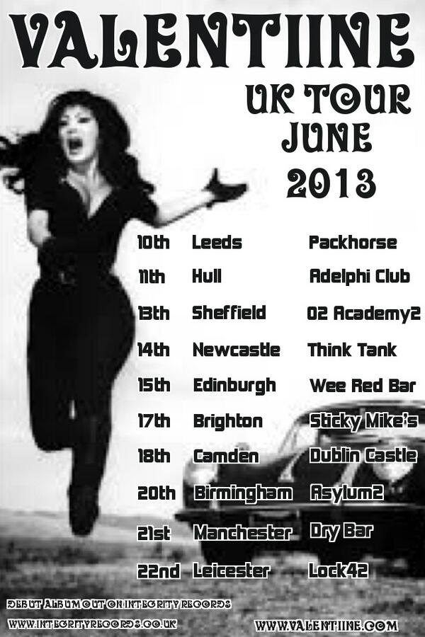 The Only Tour You Ever Need Go <a href="/valentiineband/">Valentiine</a>  miss at your Own Peril