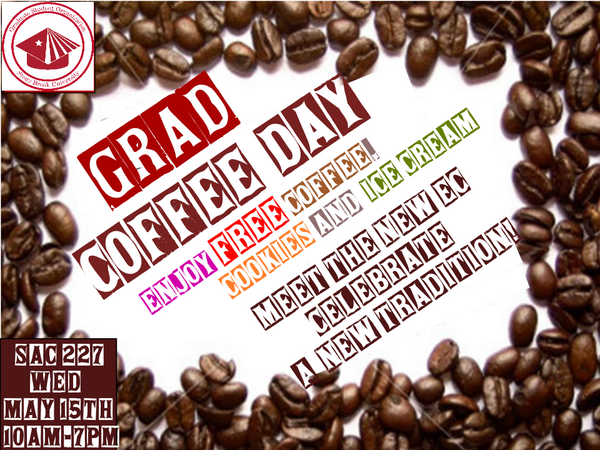 SBU_GSO's tweet photo. It is a Grad Coffee Day today! 10am -7 pm SAC 227. http://t.co/ku21hlTH3j