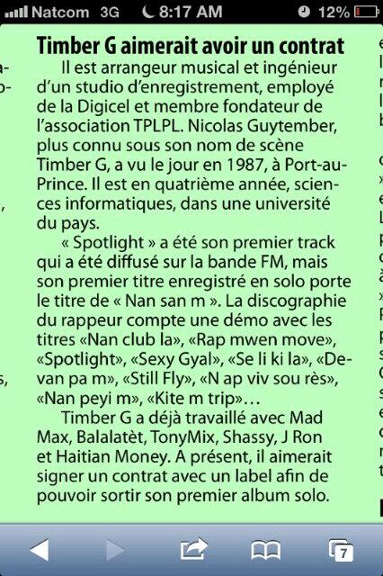 NathanTPLPL's tweet image. Nou se etwal. Nou pral file afile!!! #TPLPL  @TimberGN @TimberGRecords @DaveD_TPLPL @J_RonTPLPL @MadBlackTPLPL