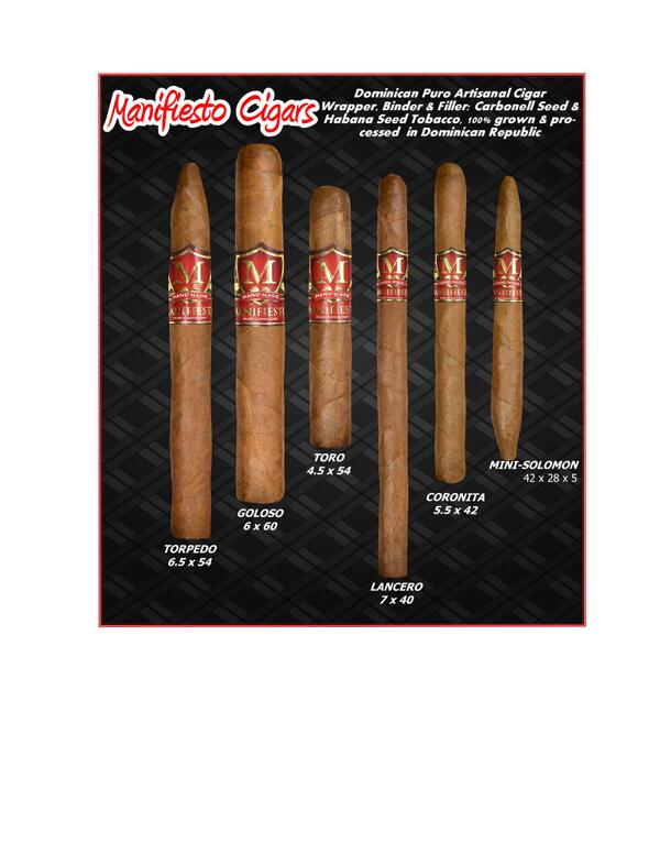 ManifiestoPuro's tweet photo. Manifiesto Cigars, Dominican Puro ! http://t.co/yXZ7UNZavh