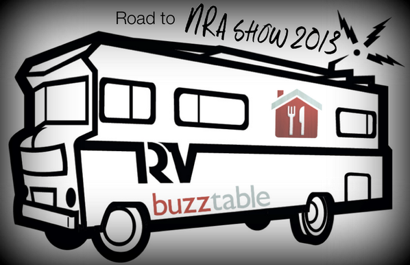 buzztable's tweet photo. Pumped up! We are officially off to the @NRAShowIntl The Road Trip Starts Now: http://t.co/BJ6JD8zAa6 #RoadtoNRA http://t.co/UoXoIpV7jv