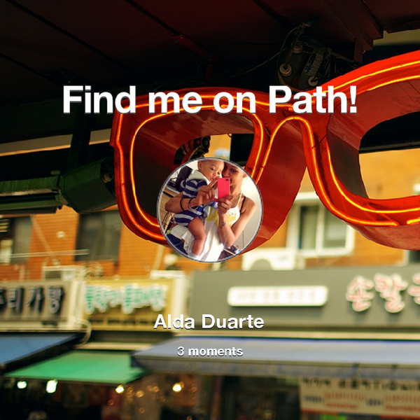 AldaDuarte_'s tweet photo. Find me on #Path now! Go to: http://t.co/GTksMdzSkh! #thepersonalnetwork http://t.co/BsLuaxNkEP