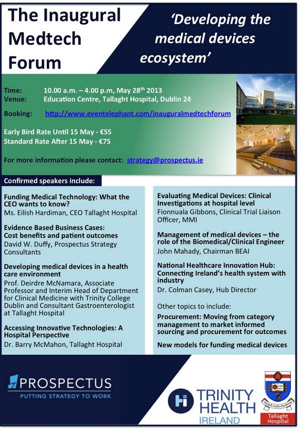 MedTechForum tweet media