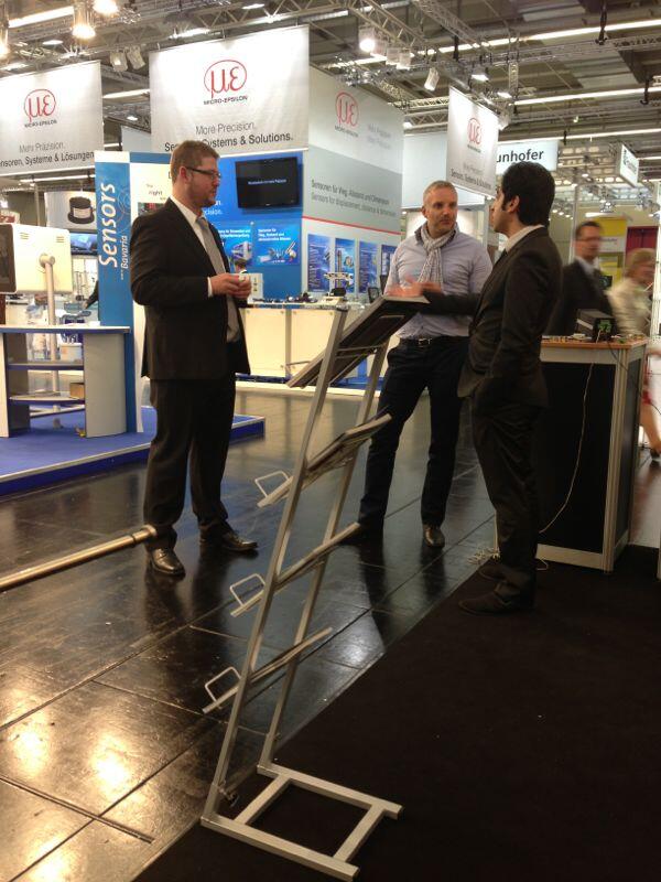 FUTEK's tweet image. The team wrapping up Day 2 at the @sensorplustest trade show in Nuremberg! #SensorPlusTest