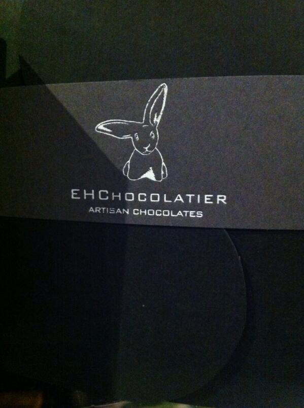 From a recent trip to Boston. Delicious chocolate and an adorable logo :)