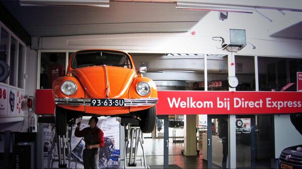 DirectExpressVW's tweet image. Kijk, we hebben een logee: Wil'lem komt even bijkomen van een inspannende vakantie