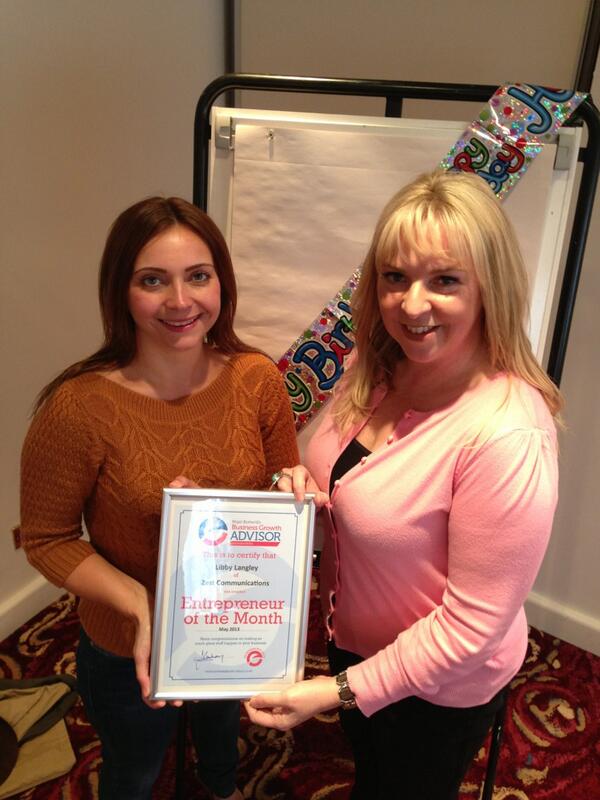 LibbyLangley's tweet image. I won an award today, doncha know. Entrepreneur of the Month in Leicestershire #BottysEC. Thanks @JuliaCanham :-)
