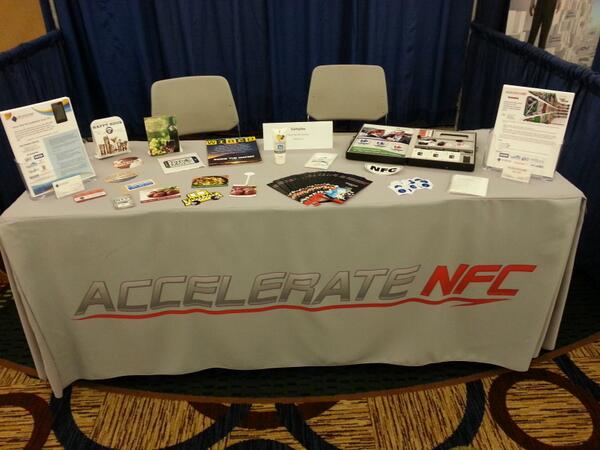 RobertPSabella's tweet image. We are exhibiting in our @AccelerateNFC booth at NFC Solutions Summit! #NFCSolutions #AccelerateNFC
