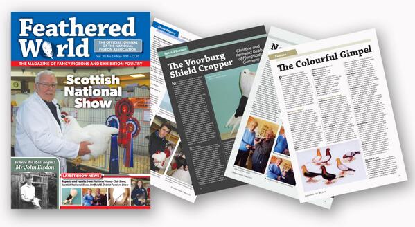 FeatheredWorld's tweet photo. The May issue of Feathered World has gone to print http://t.co/8yg8qZYXhE